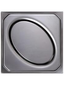 Piesa superioara de montaj Kessel, Ø130, SYSTEM 125, gratar Oval Design, pentru corp sifon, cu sistem de blocaj 